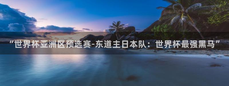 世界杯球赛：“世界杯亚洲区预选赛-东道主日本队：世界杯最强黑马”
